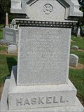 Image for John G. Haskell - Oak Hill Cemetery - Lawrence, Ks