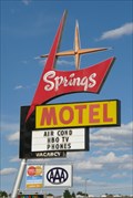 Image for Springs Motel sign - Rock Springs, Wyoming