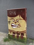Image for Snarling Face Painted Box - Sao Paulo, Brazil