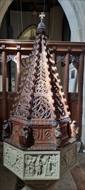 Image for Font Cover - St Giles - Great Longstone, Derbyshire