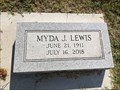 Image for 107 - Myda J. Lewis - Fairlawn Cemetery - Stillwater, OK