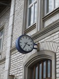 Image for Clock on the railway station Parsberk, BY, Germany