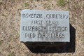 Image for FIRST Grave in McKenzie Cemetery - Limestone County, TX