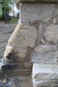 Image for Cut-mark, Tower of St. Peter's Church, High Street, Raunds, Northamptonshire