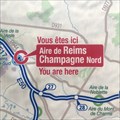 Image for "Vous êtes ici", "Aire de Reims Champagne Nord" /FR
