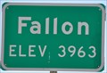 Image for Fallon, Nevada (Northern Approach) ~ Elevation 3963 Feet