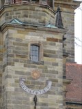 Image for Sundial on the Evangelical Lutheran Church, Pegnitz, Bayern, Germany