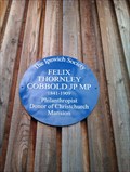 Image for Felix Thornley Cobbold - Christchurch Park - Ipswich, Suffolk