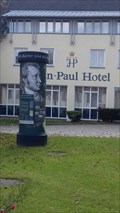 Image for 'Jean Paul Litfaßsäule' vor dem Jean-Paul-Hotel - Schwarzenbach an der Saale/BY/Germany