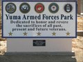 Image for Yuma Armed Forces Park : Yuma, Arizona