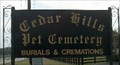 Image for Cedar Hills Pet Cemetery - Columbia, TN