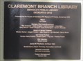 Image for Claremont Branch Library - 2012 -  Berkeley, CA