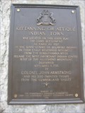 Image for Kittanning or Attique Indian Town - PLAQUE