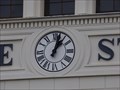 Image for Town clock Bayerischer Bahnhof - Leipzig, Saxony, Germany
