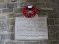 Image for World War Memorials - St George's Church, Langton Matravers, Isle of Purbeck, Dorset, UK