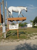 Image for Fiberglass Horse on a Pole - Castroville, Texas