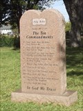 Image for Exodus 20:1-17 - The Ten Commandments - Breckenridge, TX