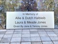 Image for Allie and Dutch Halblieb and Laura and Meade Jones dedicated bench - Ashland, Virginia