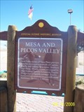 Image for Mesa & Pecos Valley Historical Marker