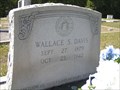 Image for Wallace S. Davis - First Baptist Church Cemetery - Cross Hill, SC