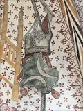 Image for Biskop Skades Coat of Arms fresco - Sødring, Denmark