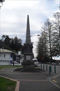 Image for Memorial Obelisk, Marine Parade, Napier, Hawke's Bay, New Zealand.