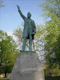 Image for Lincoln Statue in Rosamond Cemetery, Christian County, Illinois.