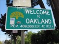 Image for Oakland, CA - Pop: 409,300