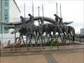 Image for The Partisans - Bony Horsemen Statue - Boston, MA