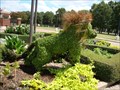 Image for Lion and cubs topiary garden (UAFS) -  Ft. Smith, AR
