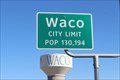 Image for Waco, TX - Population 130,194