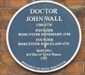 Image for Doctor John Wall, Worcester, Worcestershire, England
