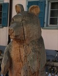Image for Wooden Bear at Restaurant Crusch Alva - Bergün, GR, Switzerland