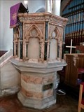 Image for Marble Pulpit - St Davids Church - Merthyr Tydfil, Wales, Great Britain.