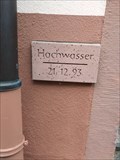 Image for Hochwassermarke "Weihnachtshochwasser" Kellereistraße 14 in Eberbach am Neckar, Eberbach, Germany