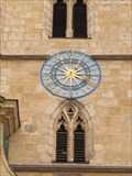 Image for Clock on front facade of St. Jakob church - Bamberg, Germany