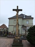 Image for Cross at the churchyard of Église Saint-Michel, Ungersheim - Alsace / France