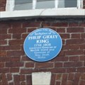 Image for The Philip Gidley King Blue Plaque in Lauceston, Cornwall
