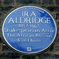 Image for Ira Aldridge - Hamlet Road, London, UK