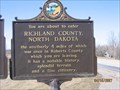 Image for You are about to enter Richland County ND