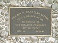 Image for Memorial - Slovak Branch No. 129 Royal Canadian Legion - Thunder Bay ON