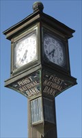 Image for First National Bank Clock - Granger, TX