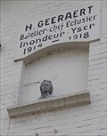 Image for Gedenkplaat Hendrik Geeraert - Nieuwpoort - Belgium