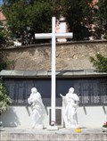 Image for The cross at the memorial WW II, Poysdorf, AT, EU