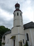 Image for Glockenturm der Filialkirche St. Andreas - Rain, Lk Rosenheim, Bayern, D