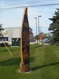 Image for Orangeville Tree Sculptures: The Jack Pine Canoe