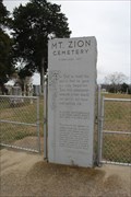 Image for Mt. Zion Cemetery -- Rockwall TX