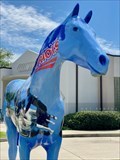 Image for Patriot Pride fiberglass horse - College of Central Florida  - Ocala, Florida
