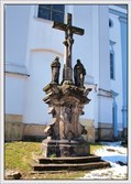 Image for Cross in front of St. Wenceslas' Church, Zamberk, Czech Republic