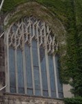 Image for Stained Glass Window in the front of the church - Vacant Church - Baltimore MD